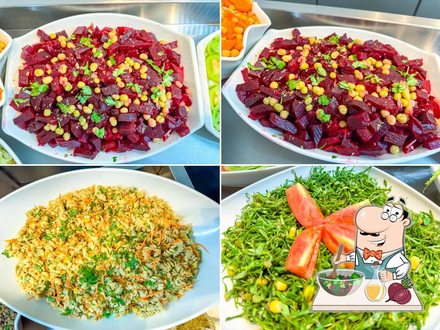 Salada de beterraba em Restaurante kumê kumê