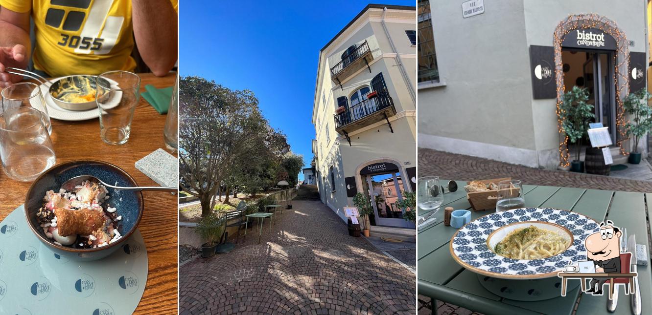 Gli interni di Condividere bistrot