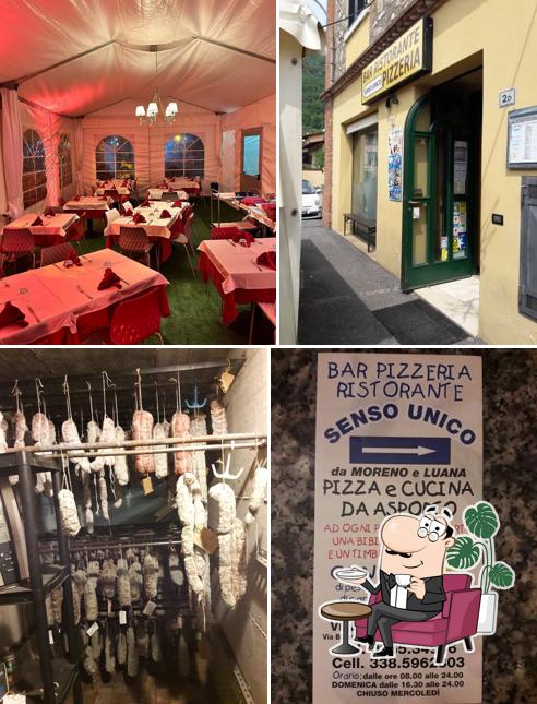 Gli interni di Senso Unico Pizzeria Bar Ristorante