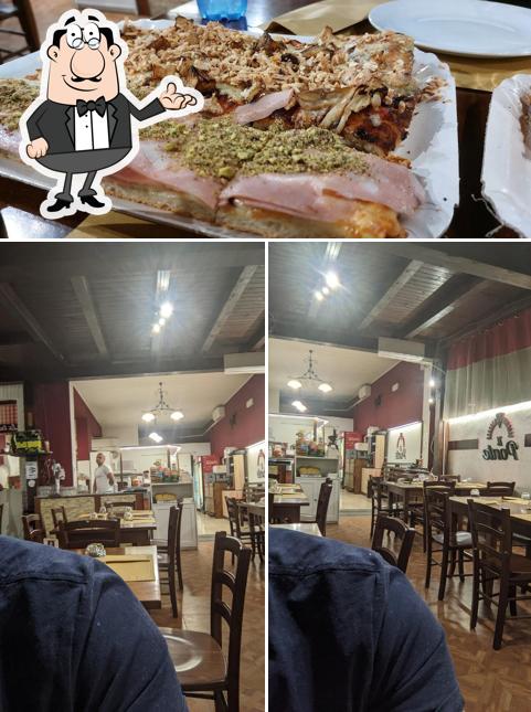 Questa è la immagine che raffigura la interni e cibo di Il Ponte Pizzeria dal 1993