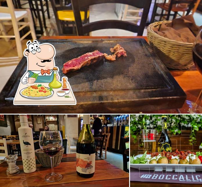 La immagine della cibo e vino di Boccalice