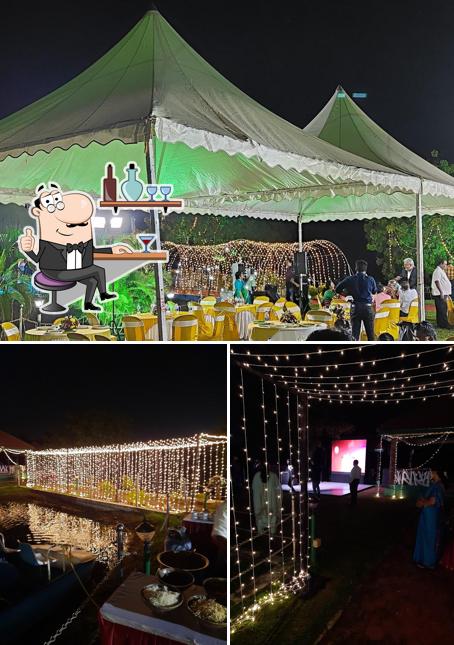 The interior of The Palm Grove Officers Institute