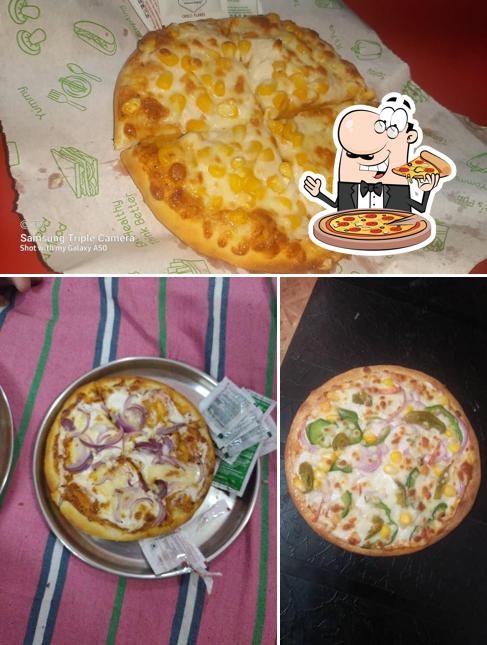 At lavanya pizza, you can enjoy pizza