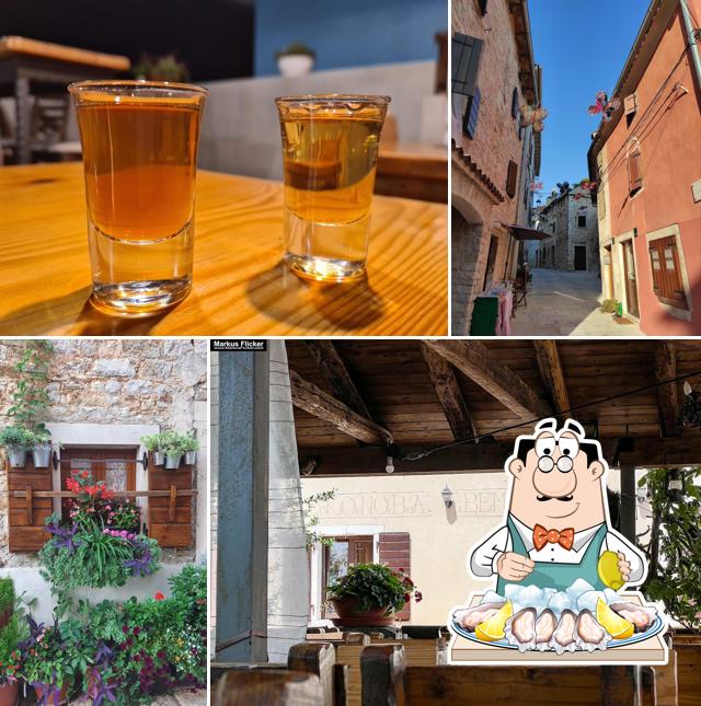 Prenditi tra i vari pasti di mare disponibili a Konoba Bembo