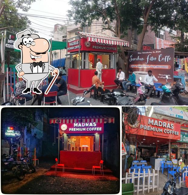 The exterior of Madras Premium Coffee