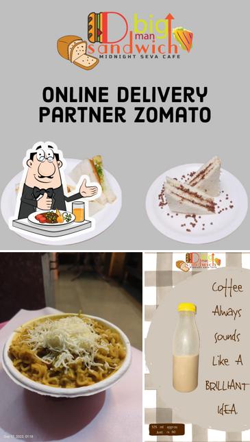 Food at D BIG MAN SANDWICH