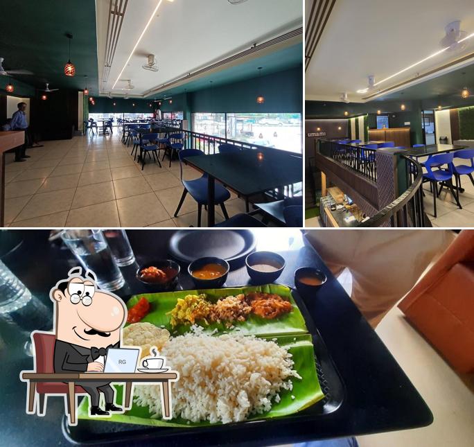 The interior of Umami Food Vibes aluva