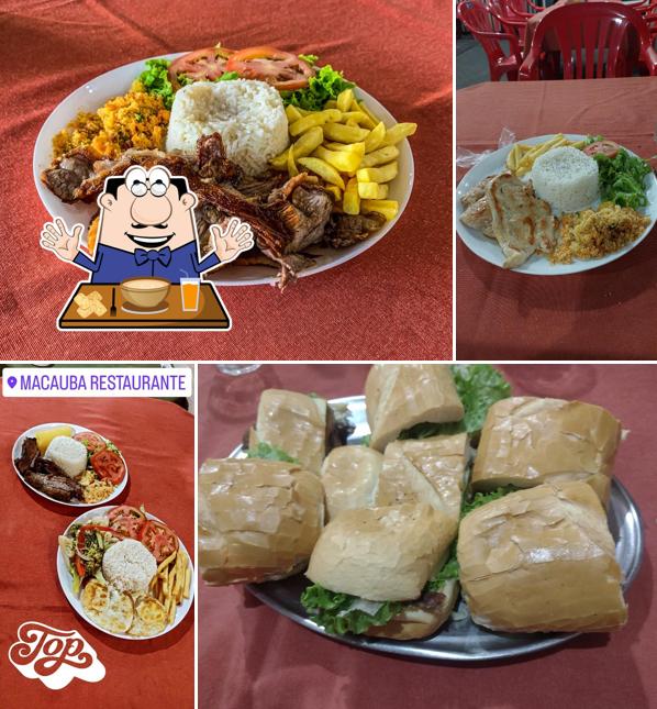 Platos en Restaurante Macaúba - Choperia, Pizzaria e Marmitaria