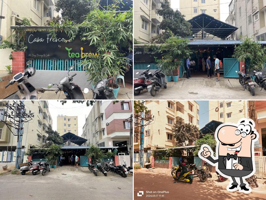 Enjoy the view outside Casa Fresco, HSR: All-Day Dining & Café