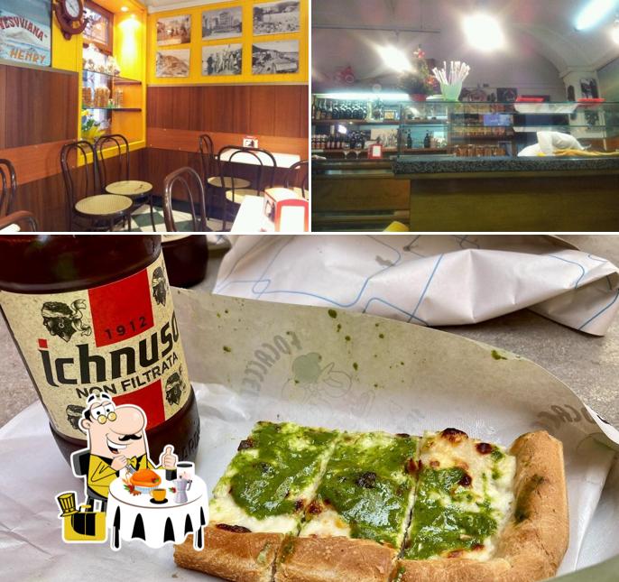 Dai un’occhiata alla immagine che presenta la cibo e interni di La Vesuviana Varazze