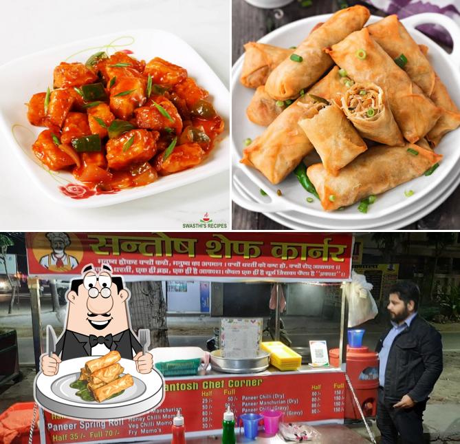 Spring rolls at SANTOSH CHEF CORNER