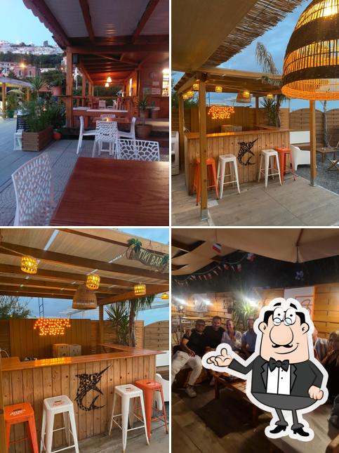 Dai un'occhiata agli interni di Il Pescespada Beach Club