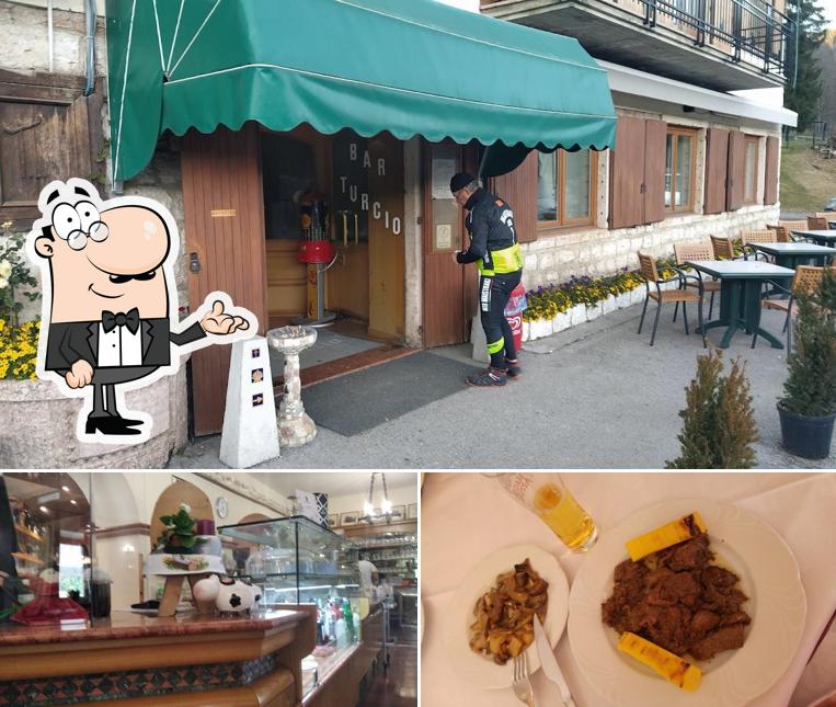 La immagine di interni e cibo da Pizzeria Ristorante al Turcio