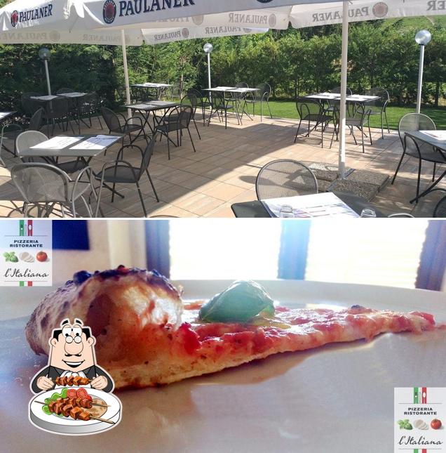 Cibo al PIZZERIA RISTORANTE L'ITALIANA