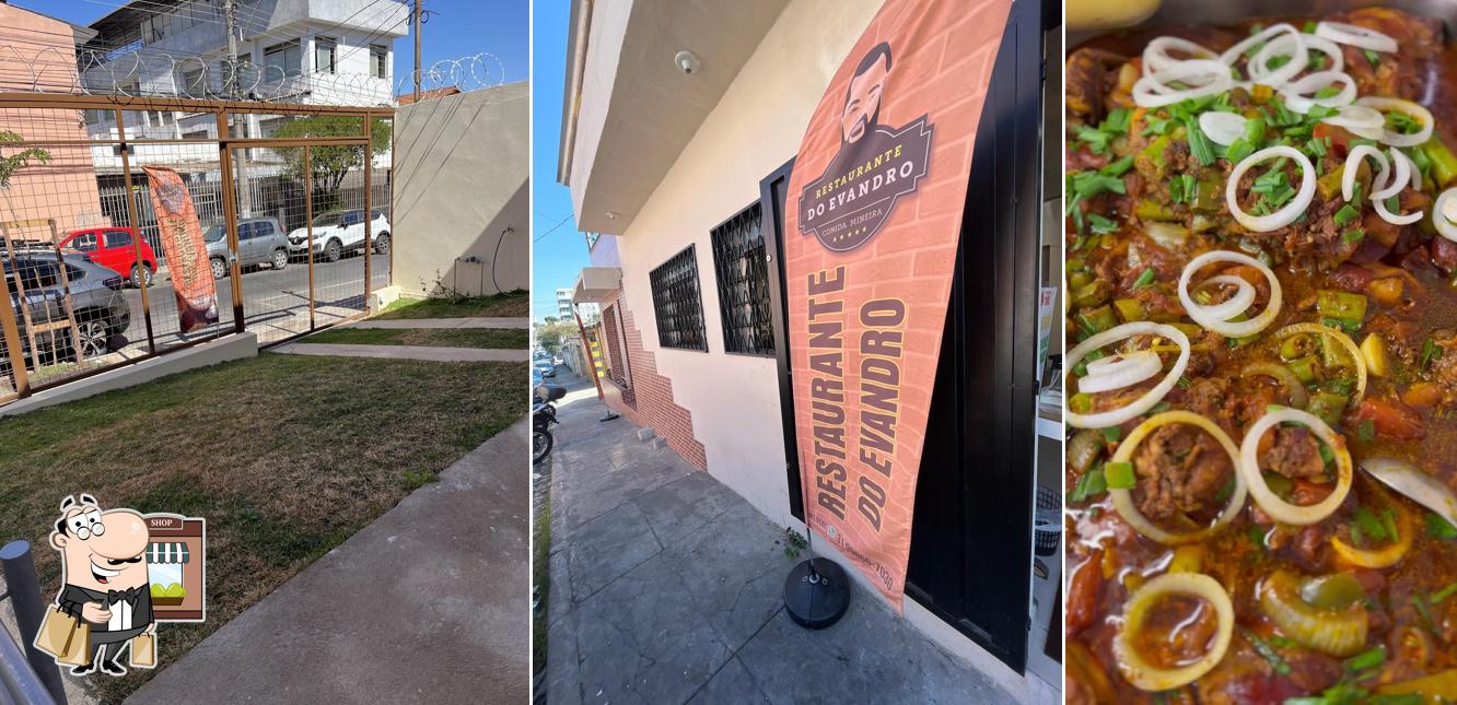 O exterior do Restaurante do Evandro