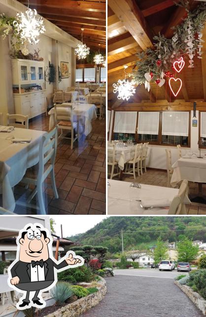 La interni e esterno del ristorante
