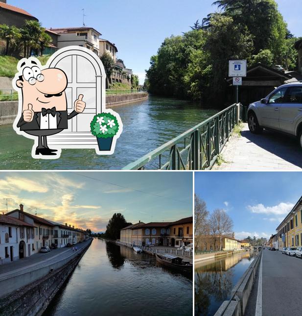 La parte esterna è una caratteristica importante di Osteria Bar Del Ponte