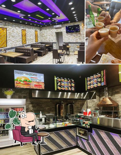 Dai un’occhiata alla immagine che mostra la interni e cibo di Il Sultano - Kebap - Pizza