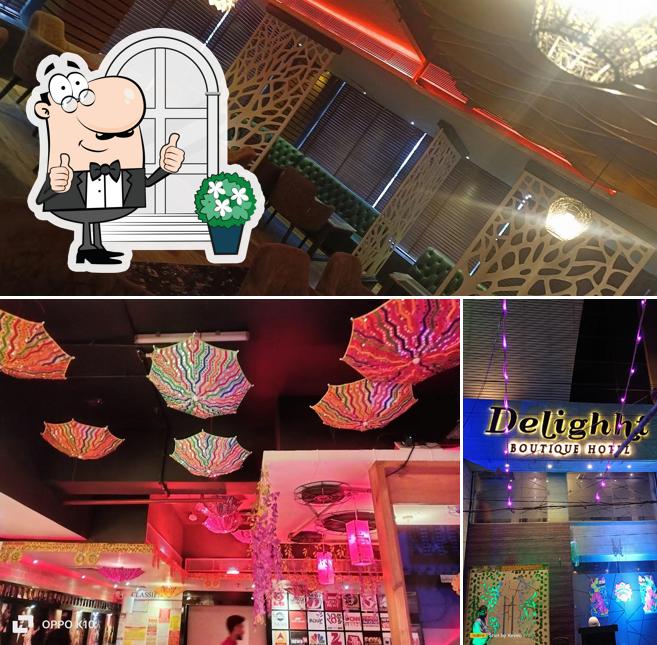 You can get some fresh air at the outside area of Delighht Boutique Hotel