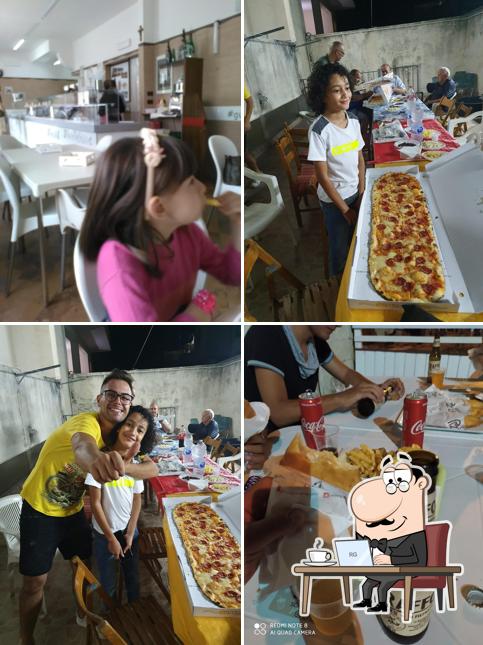 Gli interni di Pizzeria "Longo"