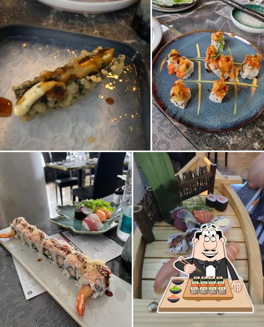 Ordina le diverse opzioni di sushi
