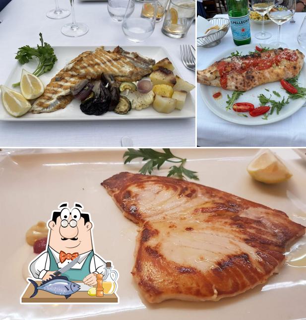 Salmone grigliato al Ristorante Pesce di Mare Le Ancore della Bastia