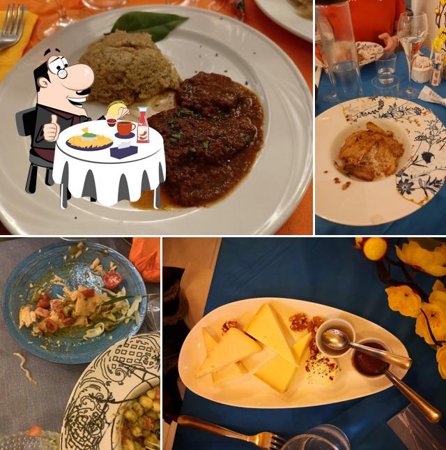 Piatto di formaggi al Ristorante Il Portichetto