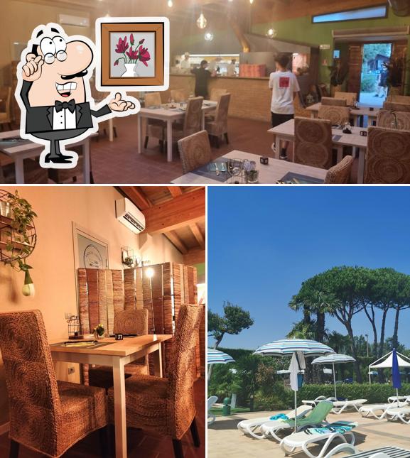 Gli interni di Pizzeria La Pista