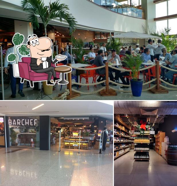 O interior do Barchef Shopping Riomar