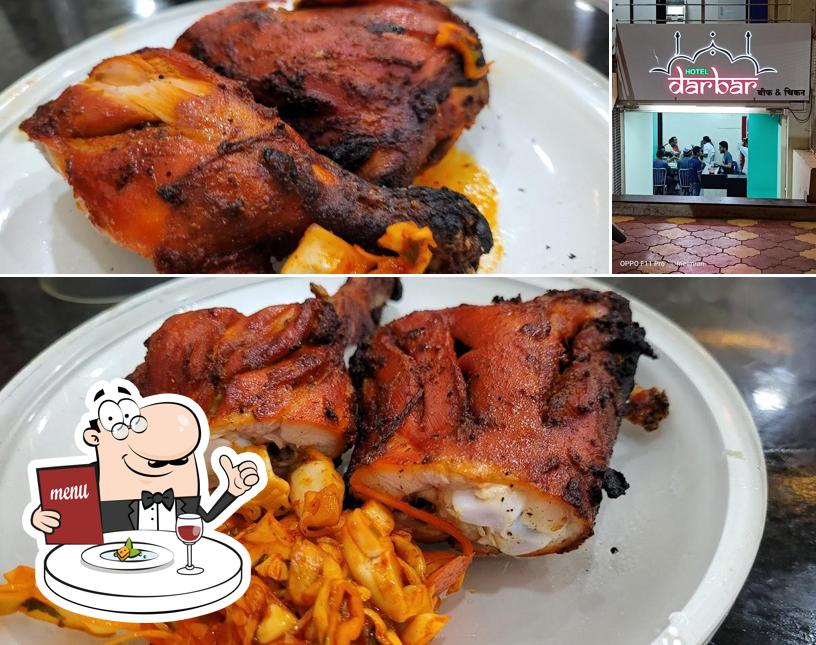 Check out the image depicting food and interior at Hotel Darbar Beef And Chicken