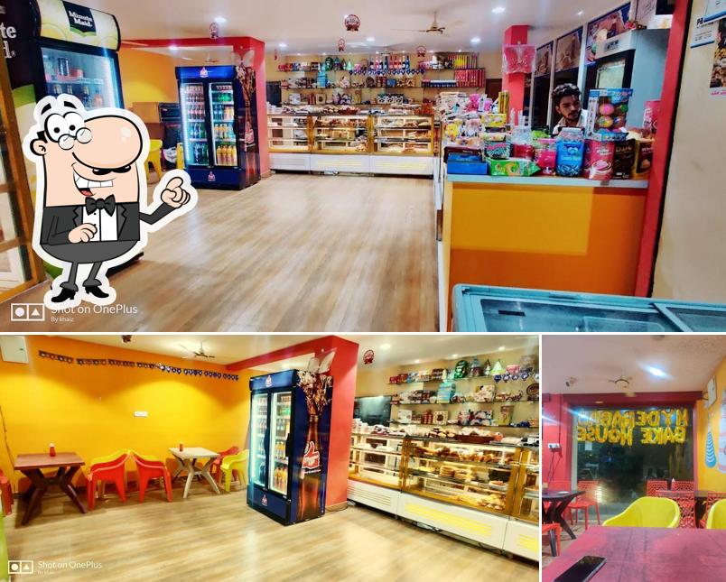 The interior of Hyderabad Bake House