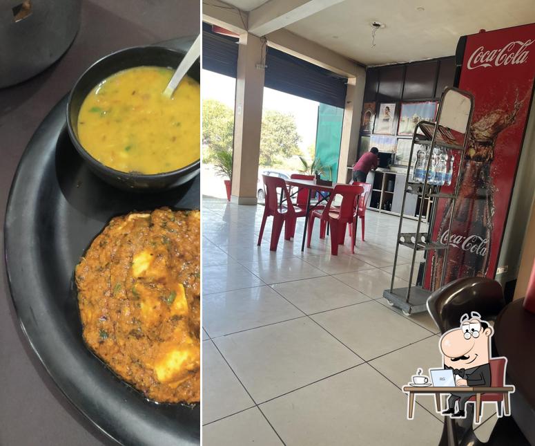 Check out how Krishna Dhaba Chirgaon looks inside