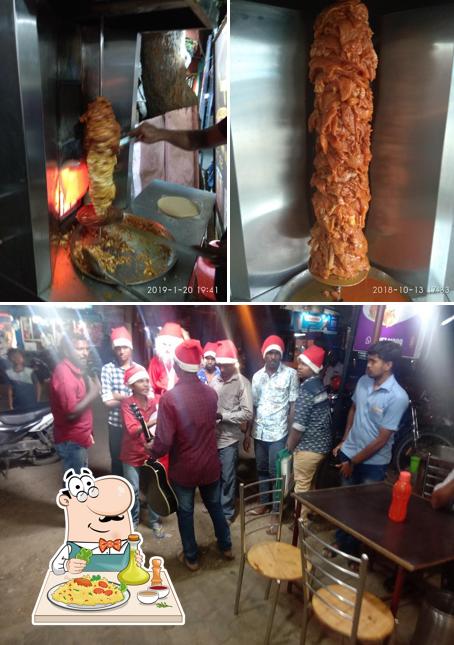 Royal grill chicken & shawarma is distinguished by food and bar counter