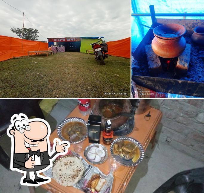 See this picture of Yaarana Dhaba