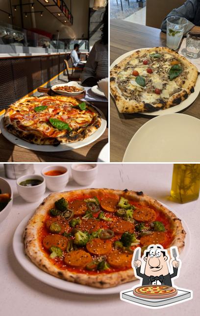 Try out various kinds of pizza
