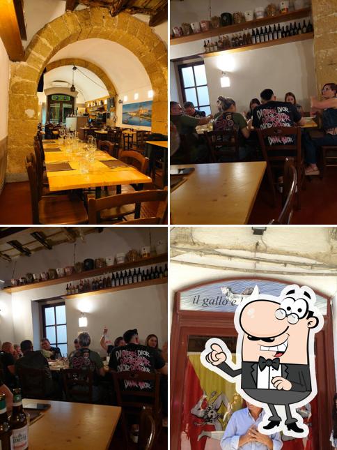 Dai un'occhiata agli interni di Osteria Il Gallo e L'innamorata