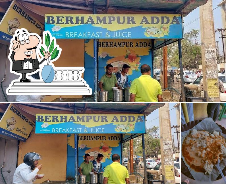 The exterior of Berhampur Adda