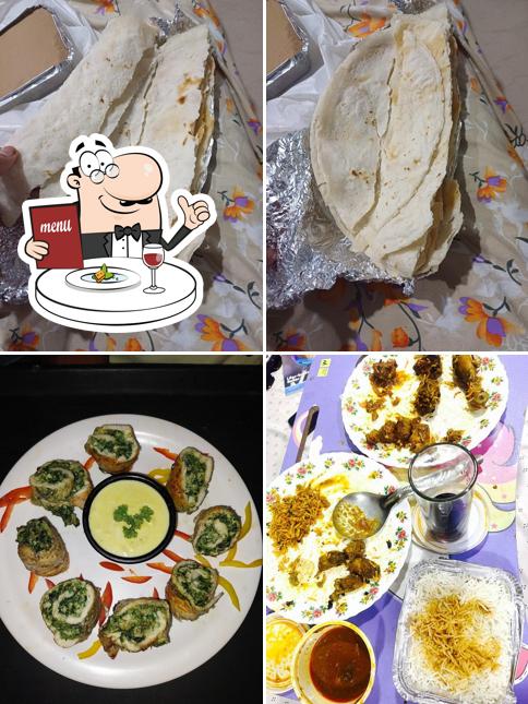 Meals at Hirwai dhaba