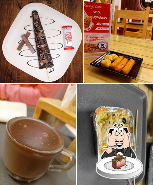 Chocolate cake at KONEY'S CAFE