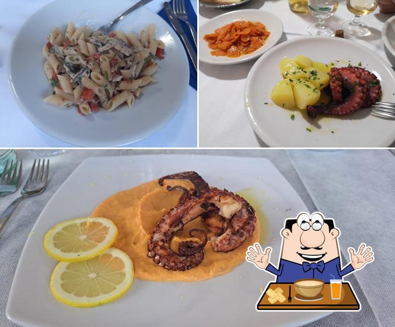 Cibo al Pensione Ristorante Alba