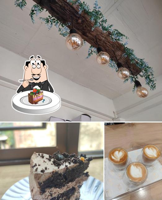 Chocolate cake at Soul's Cafe