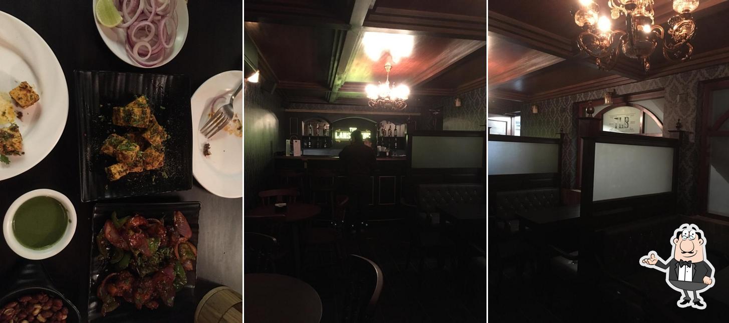 Take a seat at one of the tables at The Lansdowne Bar