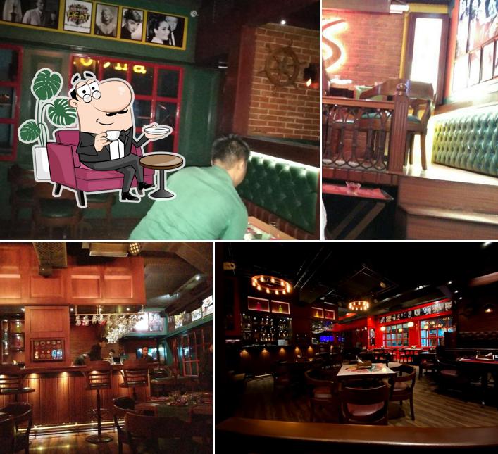 The interior of Xs Bar & Lounge