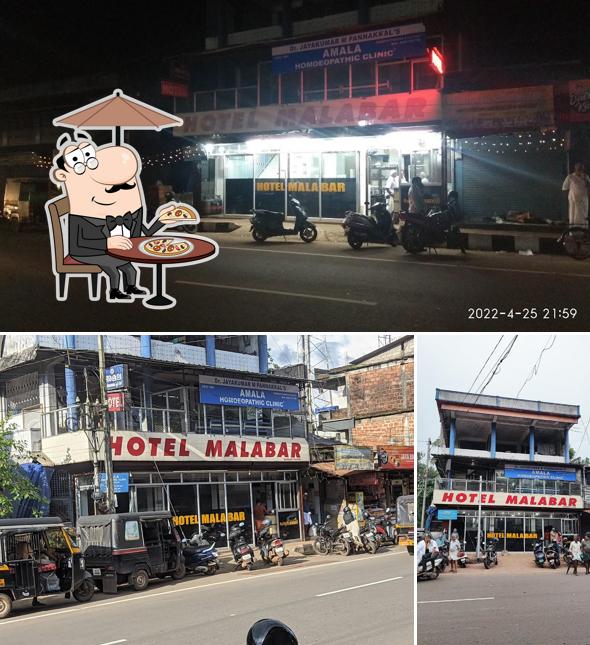 The exterior of Hotel Malabar