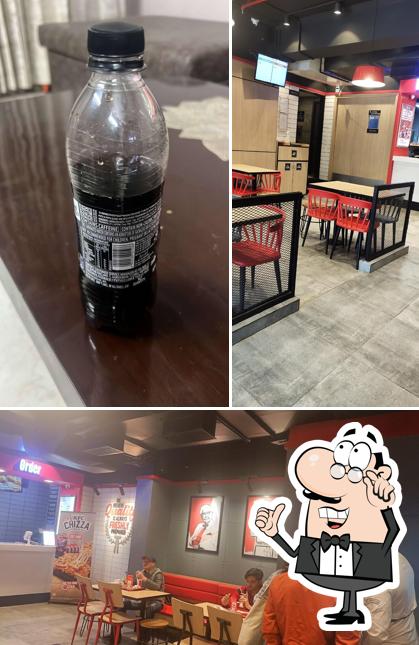 The interior of KFC
