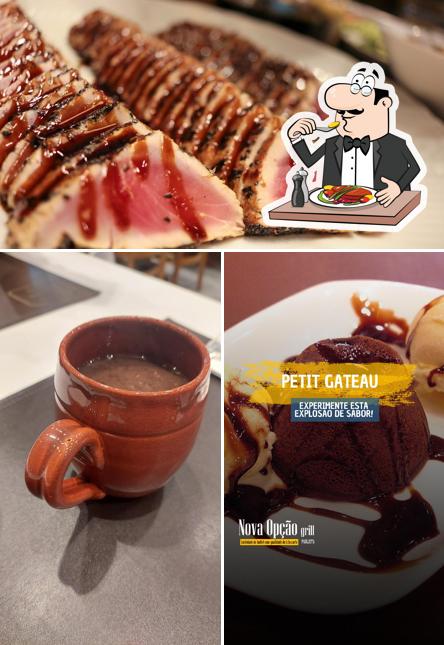 Comida em Nova Opção Grill - Paulista