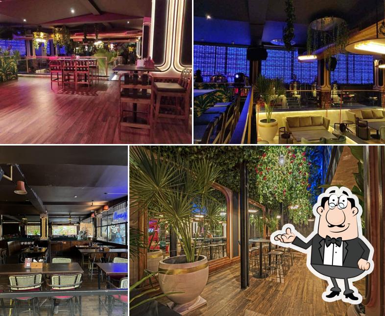 The interior of Plan B x Hangover XL Koramangala