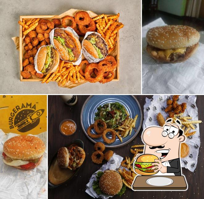 Try out one of the burgers served at Burgerama- Indiranagar