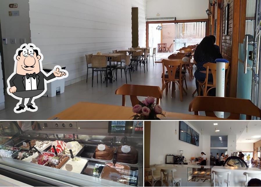 Veja imagens do interior do Gran Gelato