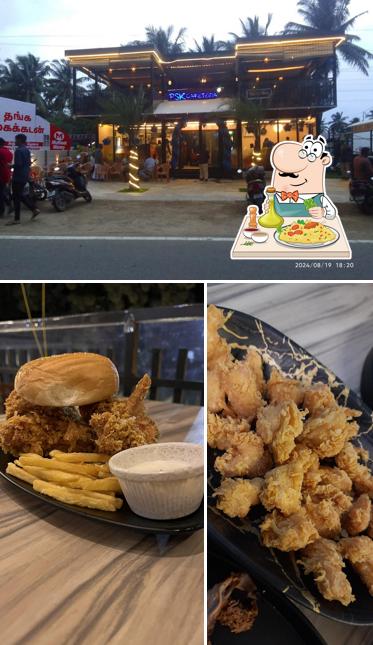 This is the picture showing food and exterior at PSK CAFETERIA